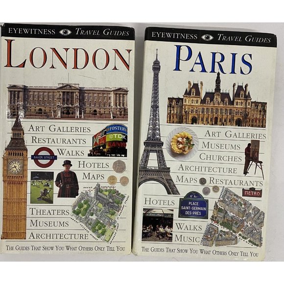 Eyewitness Travel Guides Other - Eyewitness Travel Guides Paris & London 2 book bundle
